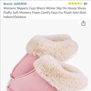 Brand new womens slippers. Size XL. Comes from a smoke free home